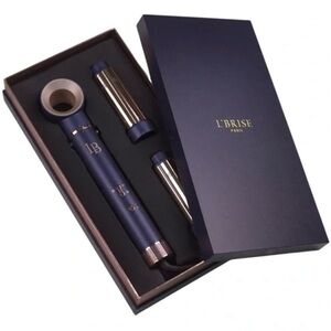 L'brise Paris Hair Dryer Set In Navy And Gold